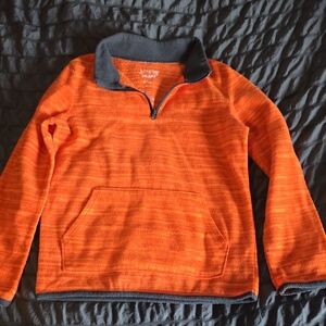 Jumping Beans Orange Zip-Up Sweater